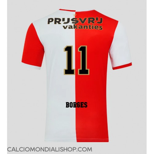 Maglie da calcio Feyenoord Goncalo Borges #11 Prima Maglia 2025-26 Manica Corta